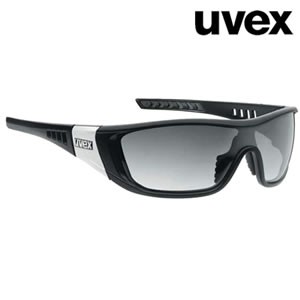 Chad UVEX black matte unisex sunglasses